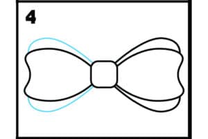 step 4 draw back portion of bow