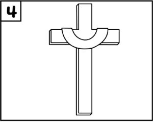 Step 4 How to Draw Cross