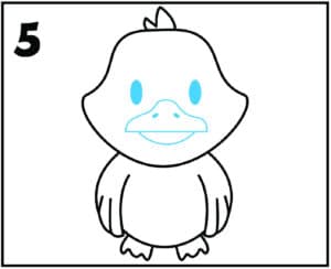 Step 5 Duck Drawing Easy