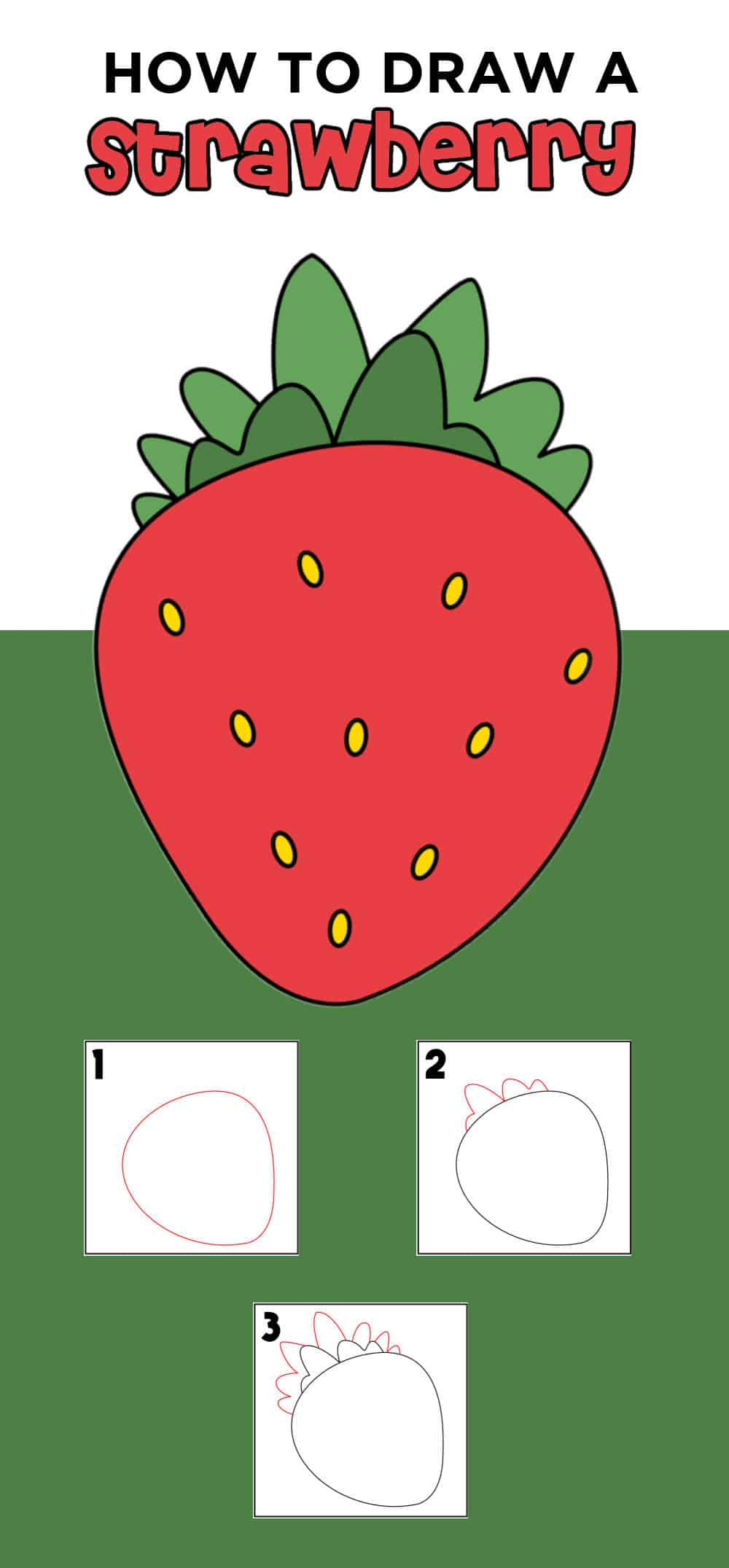 strawberry drawings