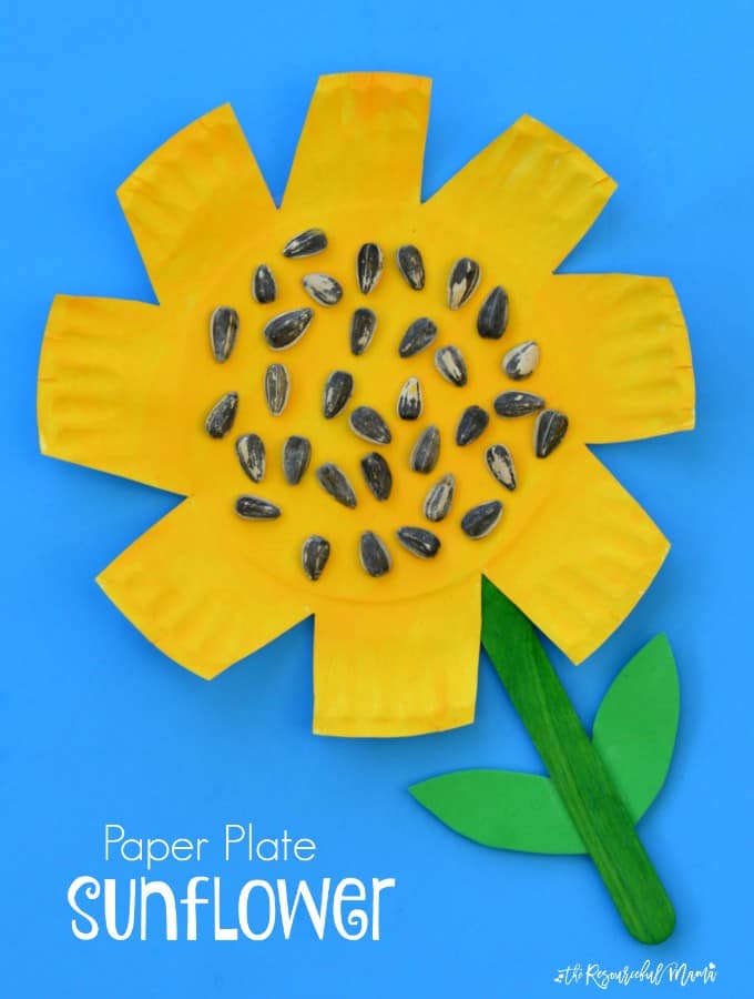 Sunflower Paper Plate Craft