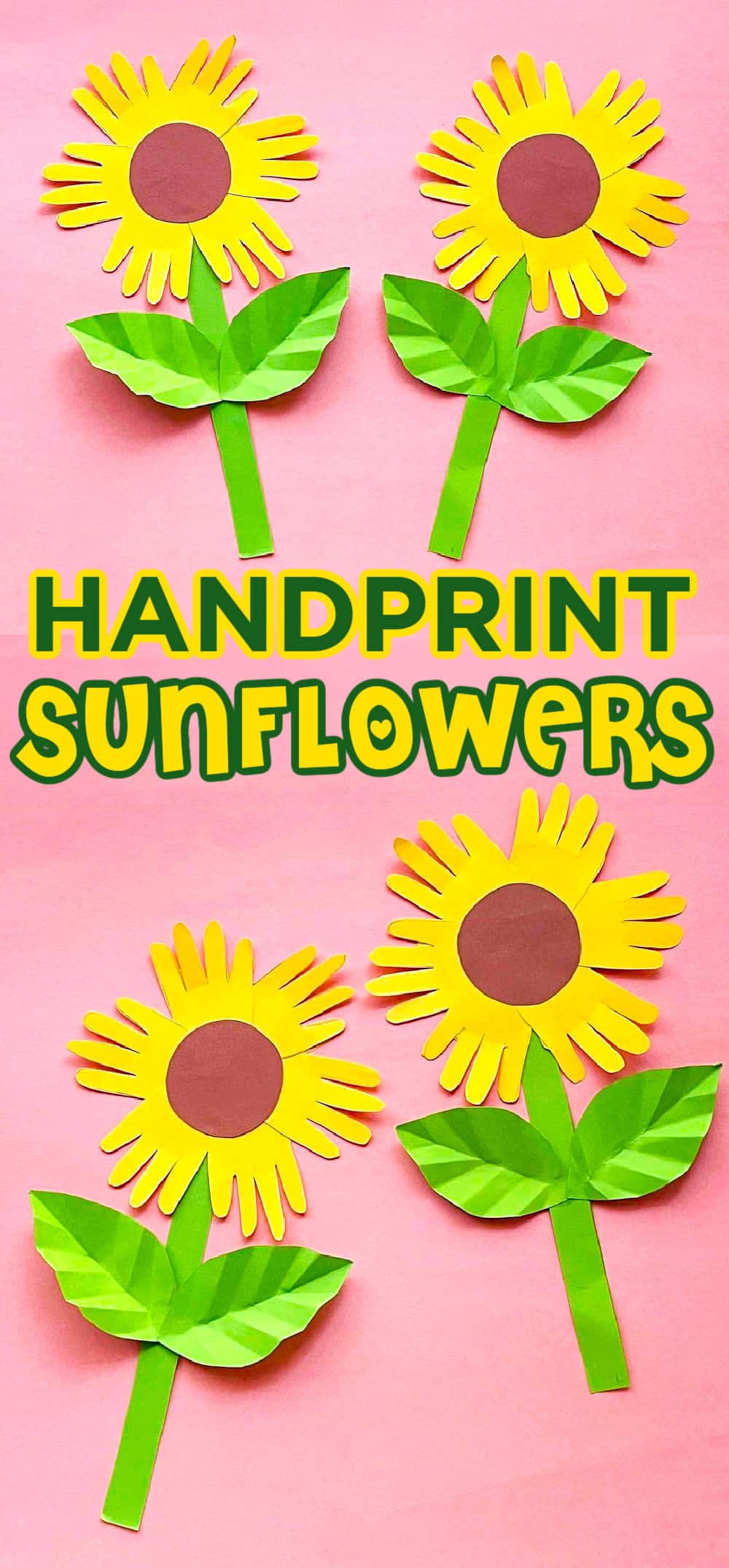 sunflower craft preschool