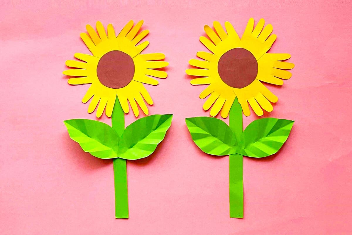 sunflower paper craft