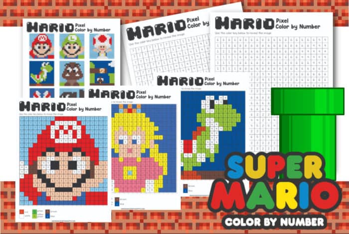 super mario coloring pages