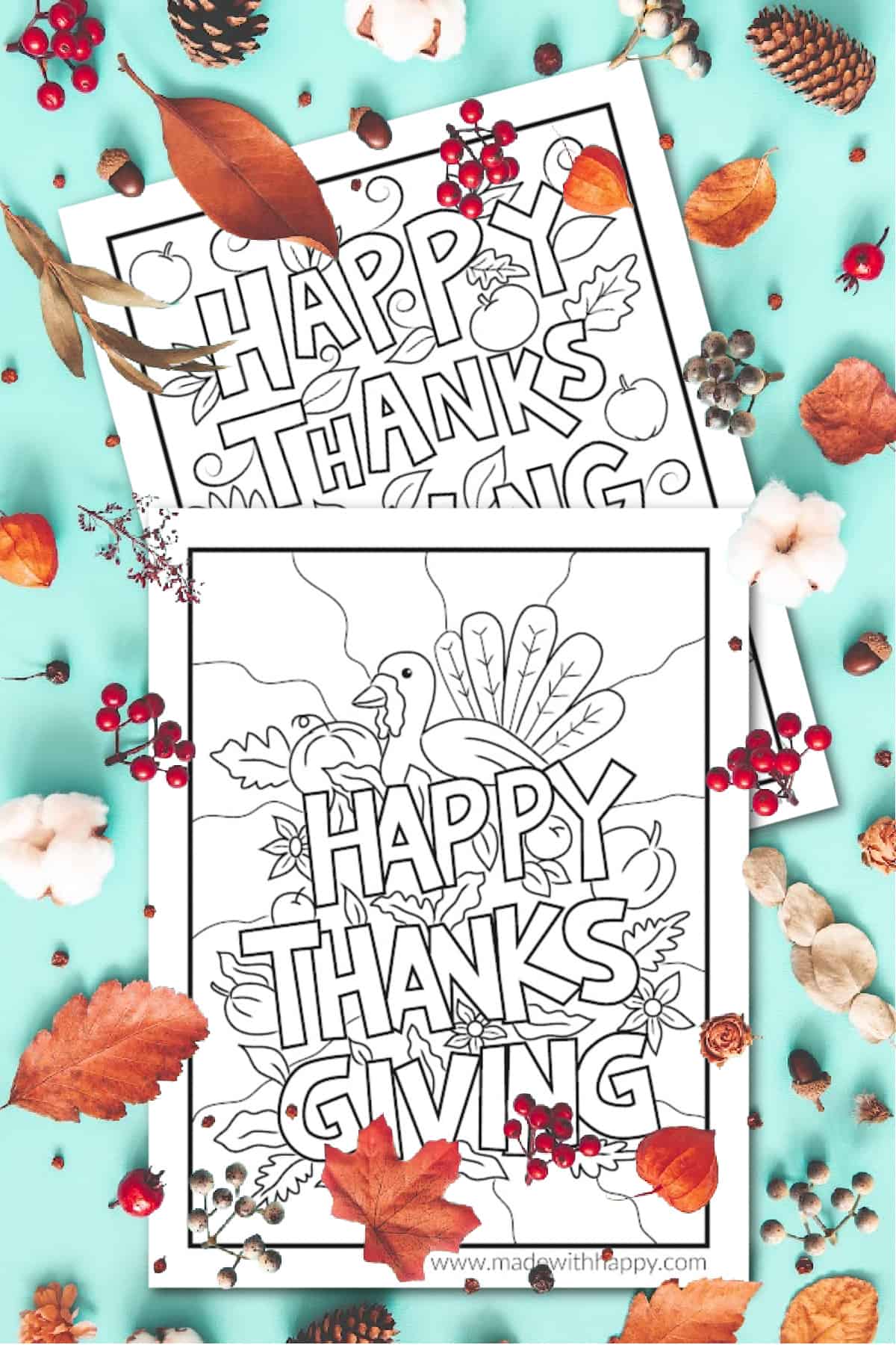 thanksgiving coloring pages for preschoolers