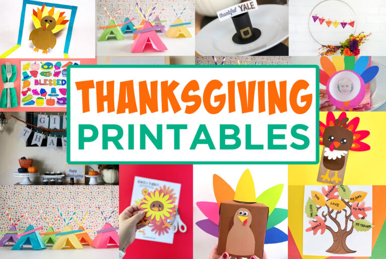 60 FREE Printable Thanksgiving Charades Game - Made with HAPPY