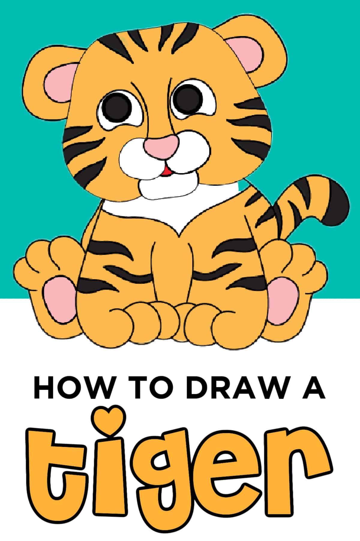 Tiger Drawing Easy