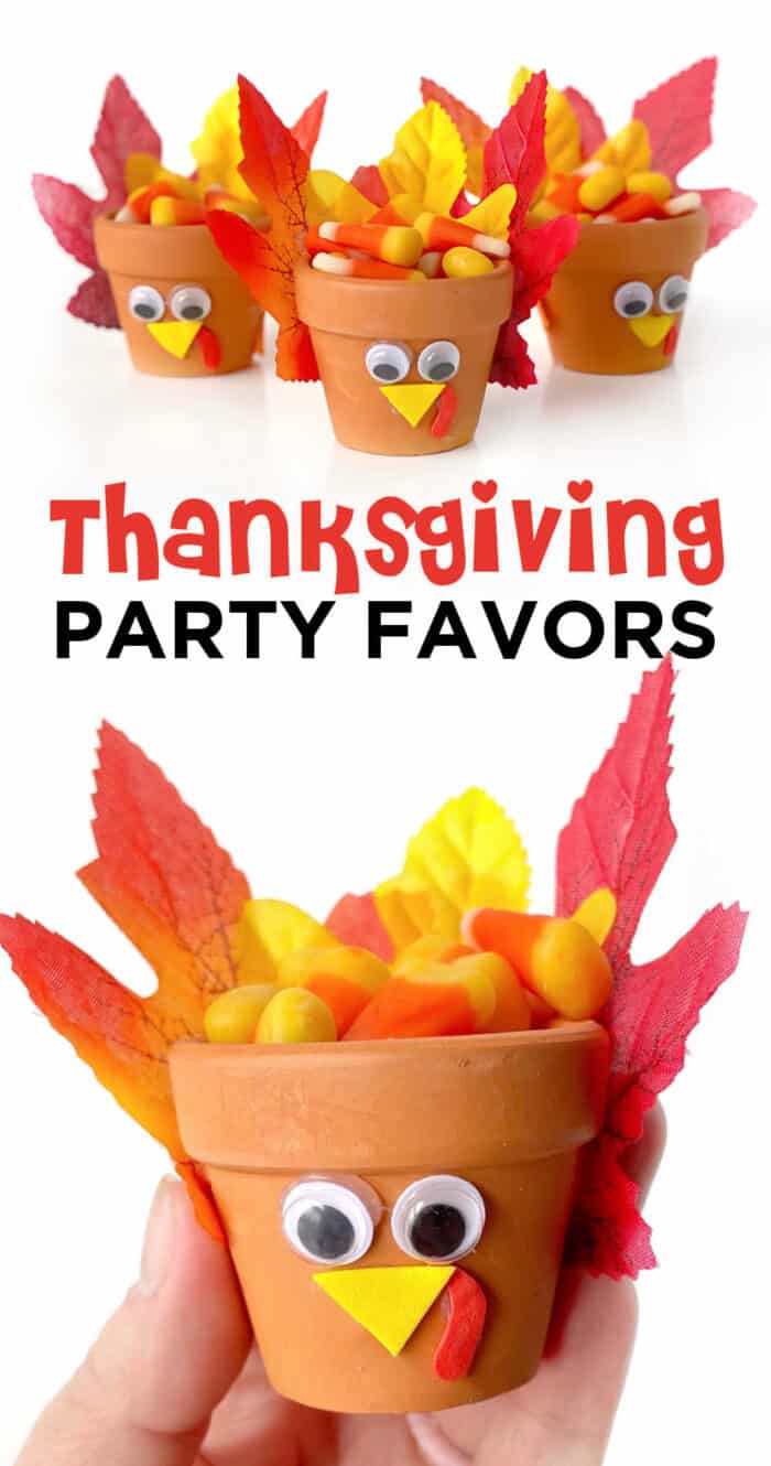turkey thanksgiving party favors
