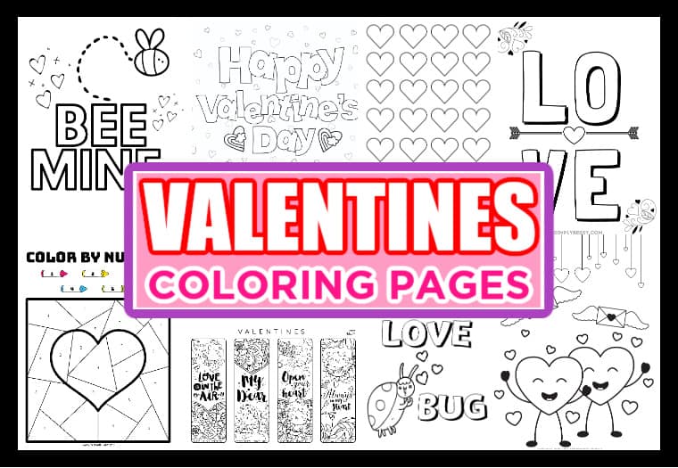 Valentines Coloring Pages