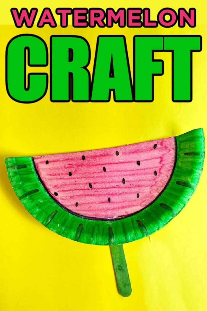 watermelon craft preschool 