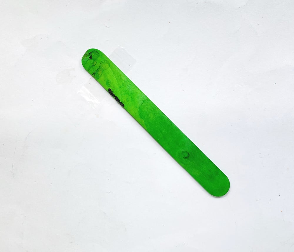green craft stick