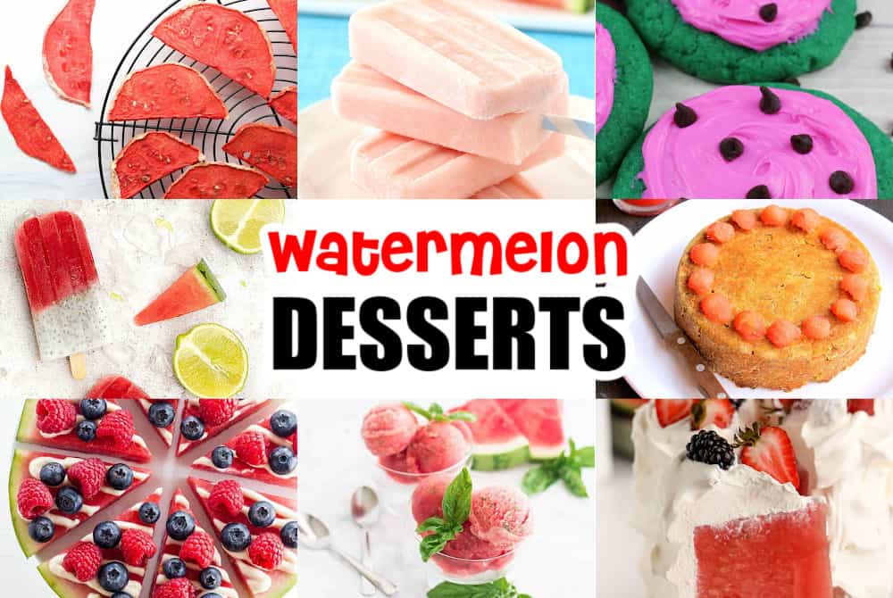 watermelon desserts