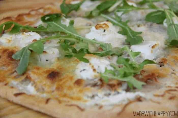 Homemade White Pizza