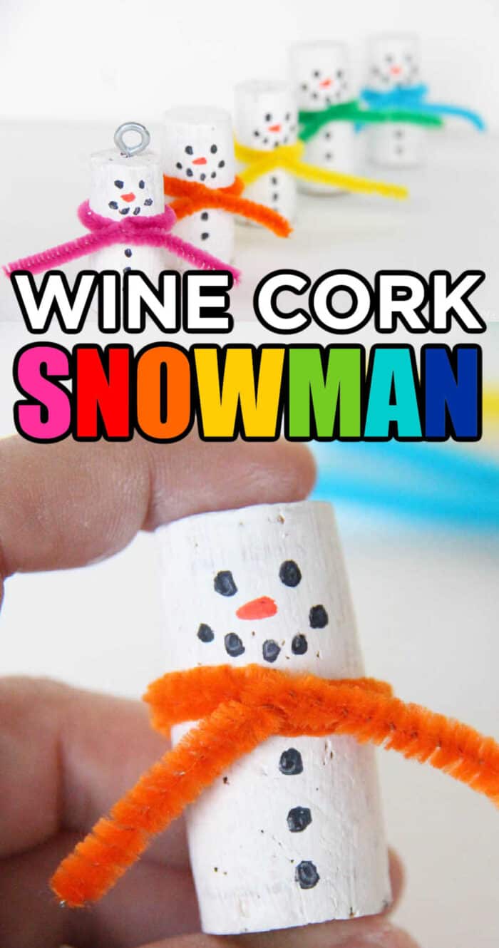cork snowman