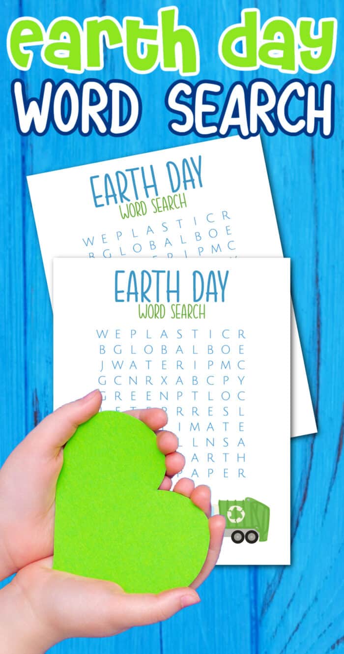 word search for earth day